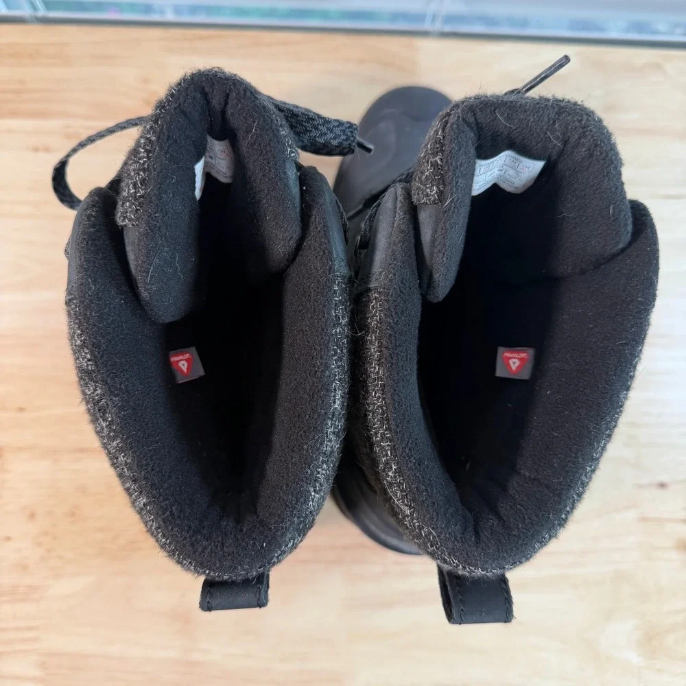 The‎ North Face Snow Boots Women's Black Ankle Round Toe Winter Outdoor - 8.5
